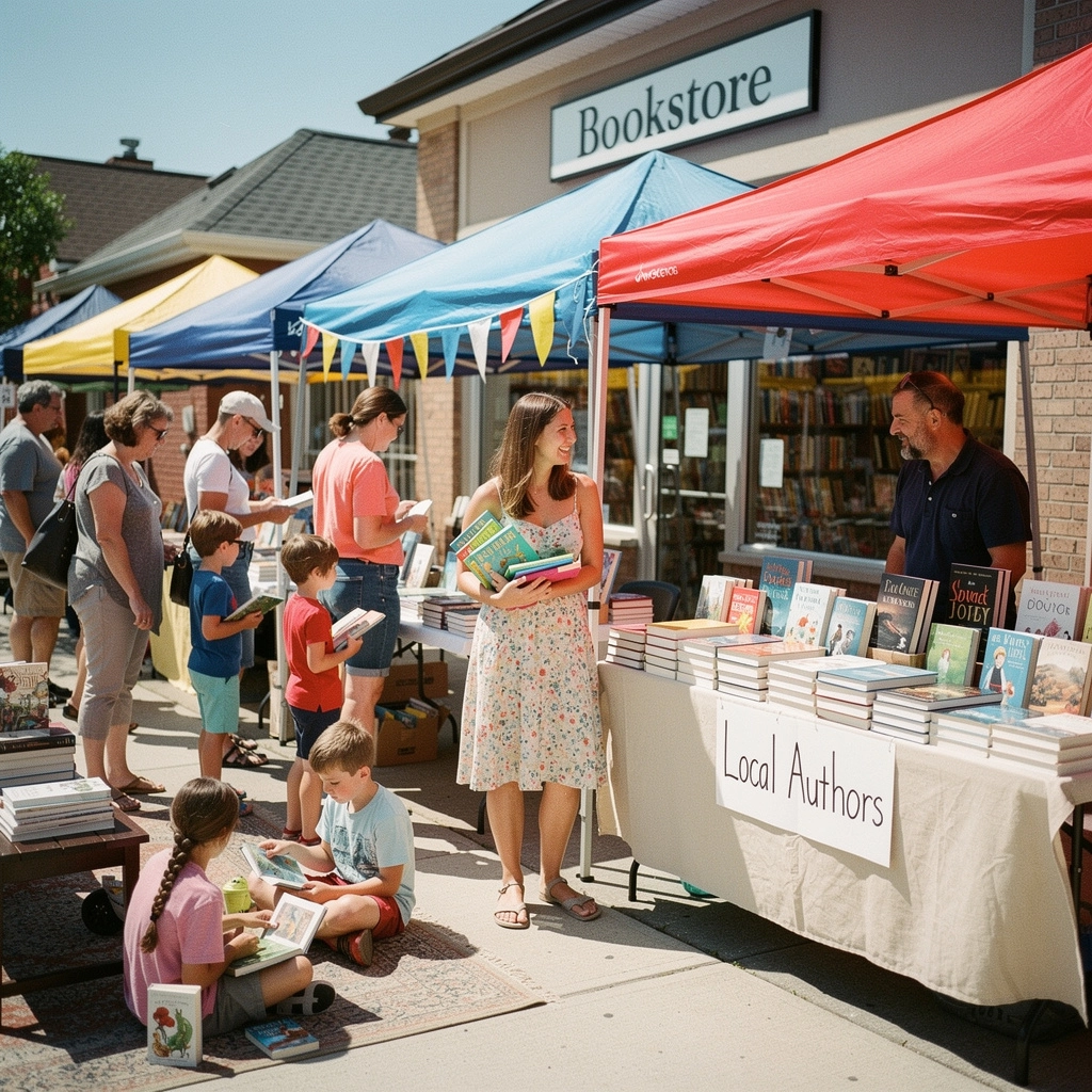 季節のおすすめ本、秋のテーマに合わせた本が並んでいる
