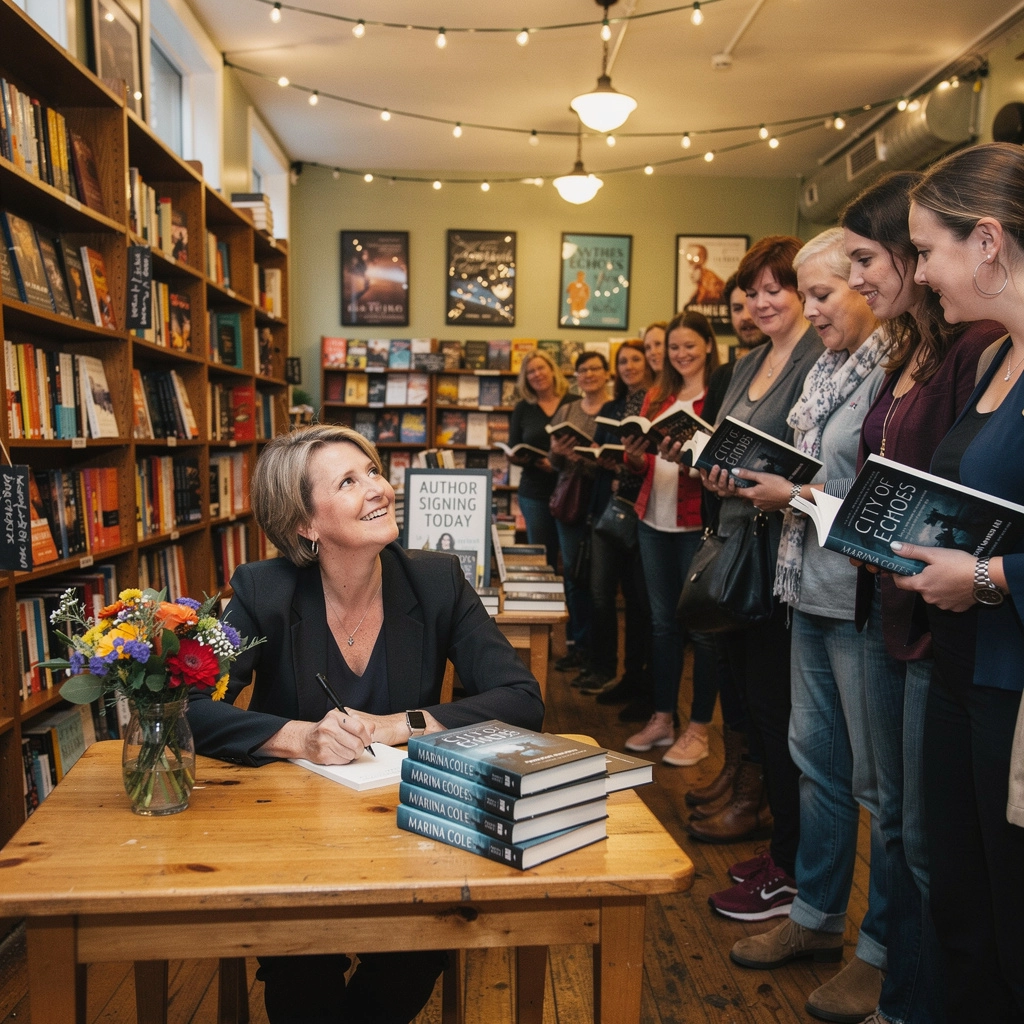 コミュニティの読書会での活気あるディスカッションの瞬間