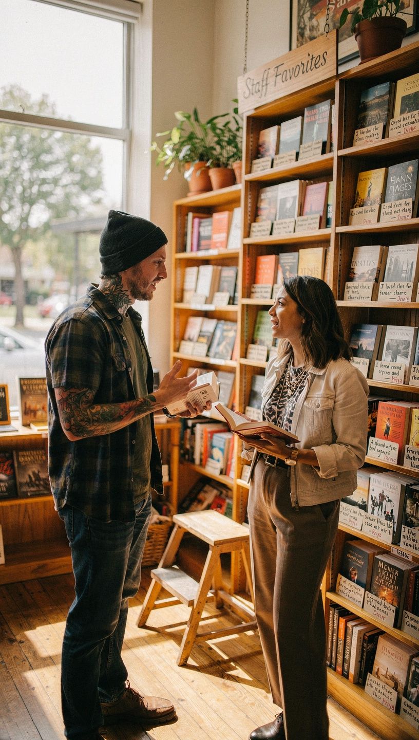 新刊の特集コーナーに展示されている本のクローズアップ